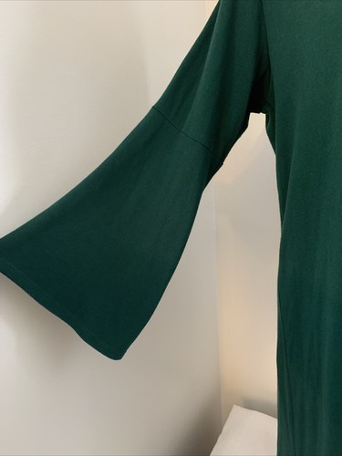 Karen Kane Womens Dress Choker A Line Knit Solid Green Size 0X or XL - Picture 9 of 12