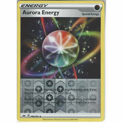 Pokemon Cards Sword And Shield Aurora Energy 186//202 Mint Condition