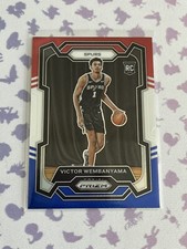 '23-24 Prizm #136 VICTOR WEMBENYAMA - RED WHITE AND BLUE ROOKIE! RC