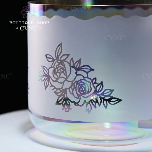 CVNC 432Hz G Throat Alchemy Chakra Crystal Singing Bowl Sound Bath Healing - Picture 1 of 7