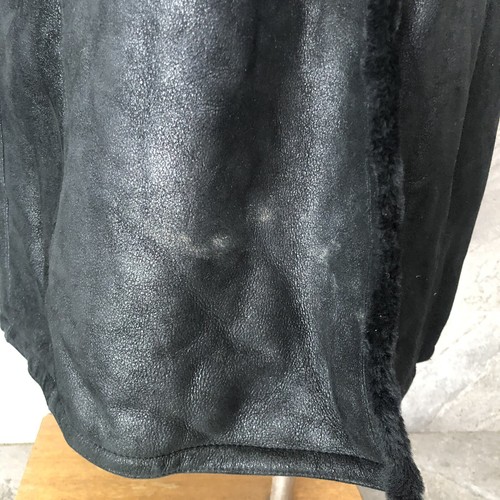 Hide Society Women’s Sheepskin Coat Genuine Black - Foto 7 di 12