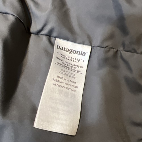 Patagonia Women’s Los Gatos Vest Deep Pile Fleece Size S Dark Gray Full Zip - Picture 8 of 9