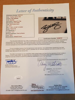 Roy Halladay 直筆サイン Roy Halladay Minor League Signature Signed Baseball PSA HOF