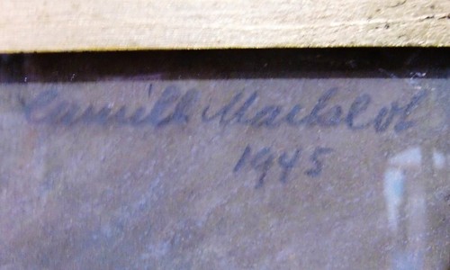 Camill MACKLOT 1887-1966 Portrait 1945 Mädchen Frau Neue Sachlichkeit - Picture 4 of 8