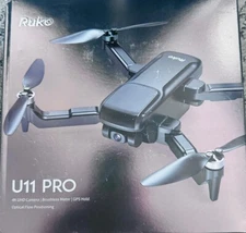 Ruko U11 Pro Black Foldable Remote Control Camera Drone With Case Age 14+