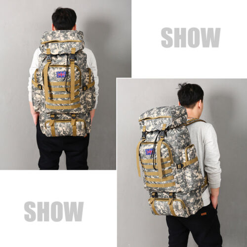 30L-120L Tactical Military Hiking Camping Backpack Trekking Army Outdoor Bag - Picture 78 of 140