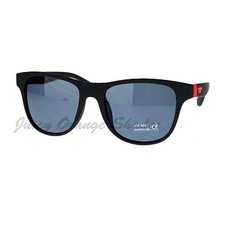 Classic Square Horn Rim Sunglasses Soft Matte Finish Black