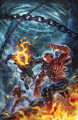    GHOST RIDER #7 ALAN QUAH Unknown 616 Virgin Variant 1st App EXHAUST