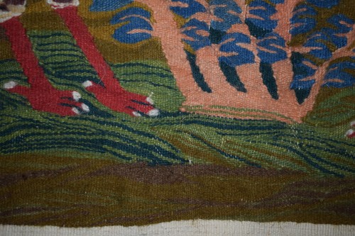 Hand Woven Tapestry-2.7 FT- Folk Art Wall Hanging -Egyptian Home Decor Kilim Rug - Picture 11 of 12