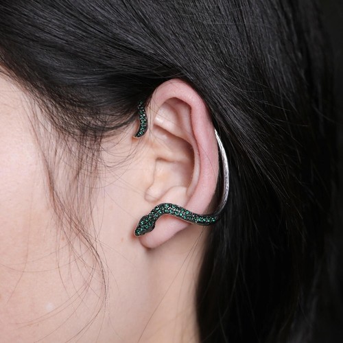 Vintage Punk Stainless Steel Ear Stud Dragon Snake Octopus Stud Earring Jewelry - Picture 14 of 21