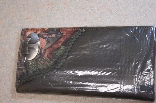 ZEP-PRO Tennessee Volunteers roper Leather Fence Row Camo Wallet ONLY NO BOX - Picture 2 of 9