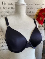 Vanity Fair Black Beauty Back Full Figure Underwire Bra New