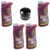 MotoröL ÖLfilter HF160 Set 15W50 4 Liter FüR BMW F 650 GS 800 F650 GT F800 R