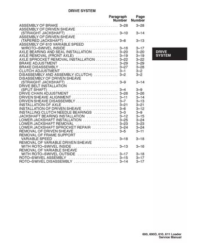 Bobcat 610 Loader Skid Steer Repair Service Manual 600 600D 610 611 PDF DL & CD - Picture 7 of 14