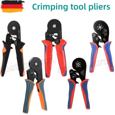 0,08-16mm² Aderendhülsen-Crimpzange Hand-Crimper für Kabelenden