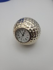 Sharp Quartz Silver/Gold Plated Golf Ball Des...