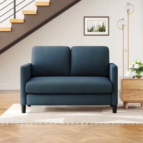 Modernes Sofa Loveseat Gepolsterte Couch für kleine Räume 2 Sitz Couches - Bild 30 von 76