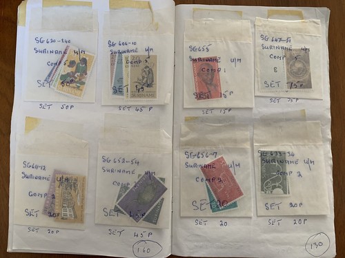 SURINAME , SG booklet with sets of stamps in individual packets & Netherlands - Picture 6 of 12