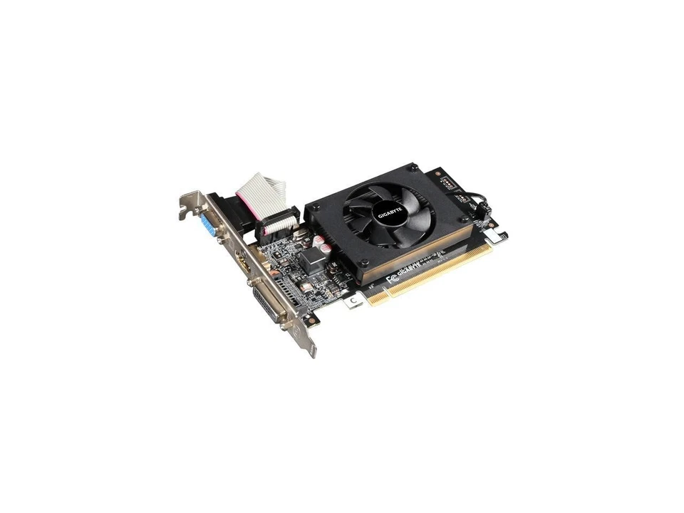 GIGABYTE GeForce GT 710 2GB DDR3 PCIE 2.0 Low Profile Video Card GV-N710D3-2GL - Image 2 of 4