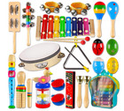Wooden Percussion Instruments Toy for Kids Baby Preschool Educational Musical
