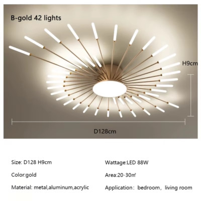 Modernes Kreativität Feuerwerk LED Decken Leuchten Wohn Esszimmer Decke Chande