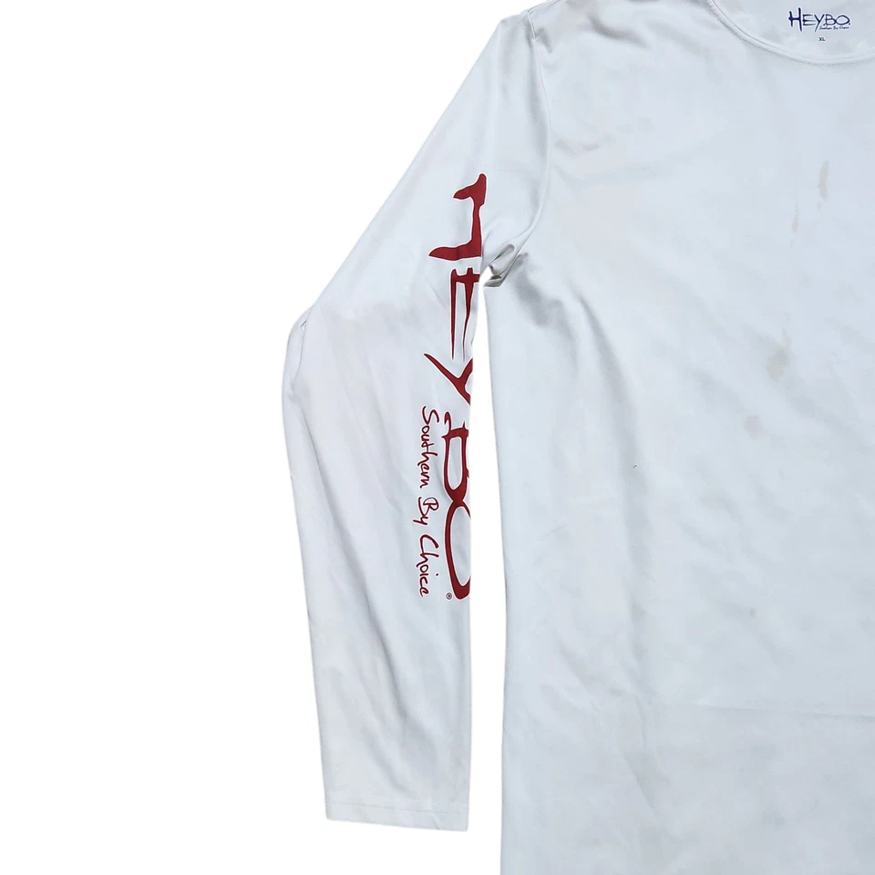 Camiseta de Pesca HEYBO XL Hombres Gráfica Doble Cara Pez Espada Crew Secado Rápido Foto 4 de 4