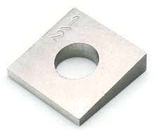 Beveled Square Washers 304 Stainless Steel Marine Washers - Sizes 1/4" - 1"