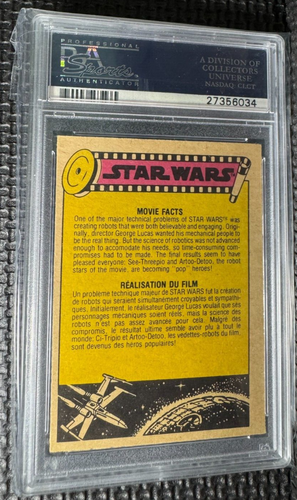 1977 Star Wars OPC Luke and Han as Stormtroopers #35 PSA NM7 - Picture 2 of 2
