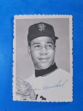 1969 TOPPS DECKLE EDGE BASEBALL #32  JUAN MARICHAL  GIANTS EX
