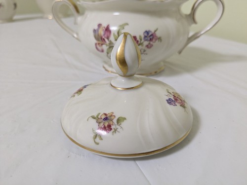 Rosenthal Viktoria Porcelain Coffee Pot, Creamer, Sugar Set Made in Germany - Picture 15 of 17