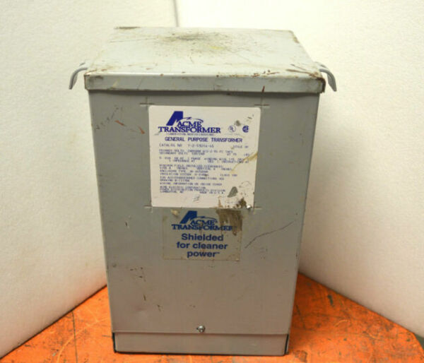 240 T-2-53014-4s SE Dry Type Transformer 5kva 1ph for sale online Acme 5 KVA 240 X 480 to 120