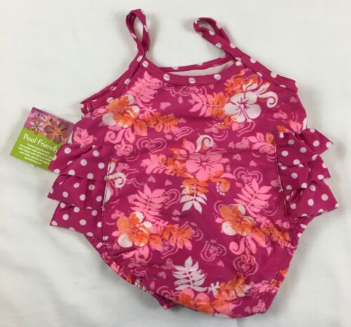 The Childrens Place Infant Girls Sz 3-6 Months One Piece Bathing Suit & Cover Up - Picture 3 of 5