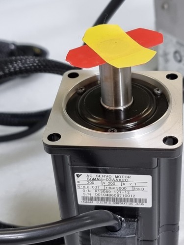 Used YASKAWA SERVO DRIVER 200W SGDH-02AE + SGMAH-02AAA2C MOTOR JUSP-NS300-E - Picture 3 of 12