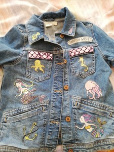 Mermaid embroidered Iron/Sew on patch abbigliamento maglietta bag jeans giacca. Mermaid embroidered Iron/Sew on patch abbigliamento maglietta bag jeans giacca.