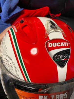 DUCATI CORSE ARAI　RX7-RR5 Arai RX-7 RR5 Ducati Corse Full-Face Helmet Size Medium