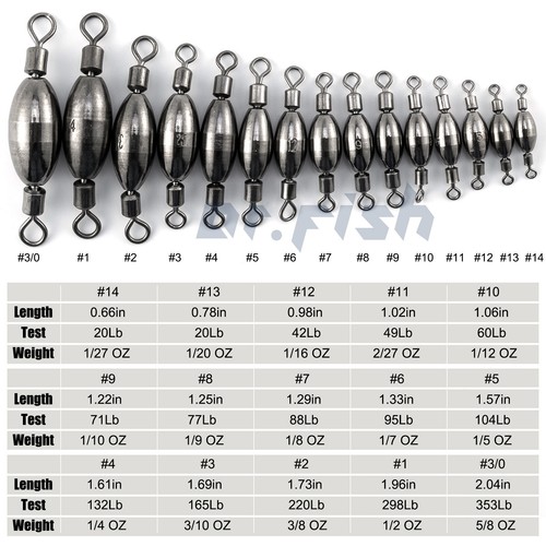 20/40 piezas hundidores de arrastre latón pesca configuración rápida hundidor en línea agua salada - Imagen 2 de 10