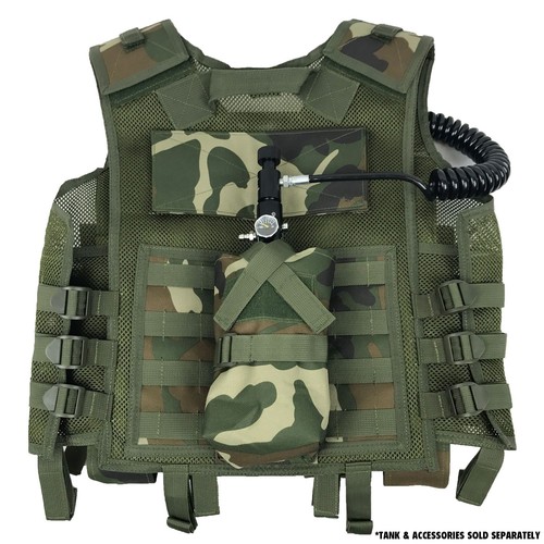 Maddog Taktische Paintball Kampfweste Waldland Camouflage Milsim - Bild 3 von 6
