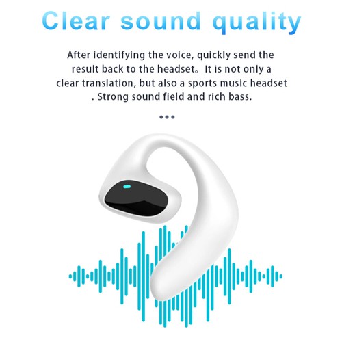 Auriculares de traducción Auriculares de traducción 144 idiomas, Inalámbricos Bluetooth 5.1 - Imagen 10 de 12