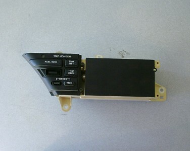 C4 Corvette Info Display Screen, White Buttons - Imagen 1 de 1