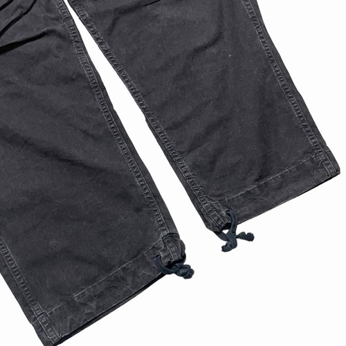 Pantalones cargo Double RL Ralph Lauren RRL excedente negros lavados talla grande ajustables - Imagen 7 de 14