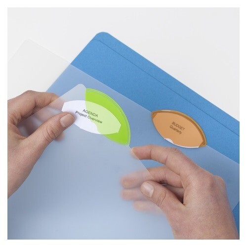 Get Sorted with Avery A4 Dividers includes 5 Colourful Oval Shaped Tabs - Picture 4 of 5