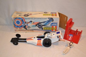 Vintage-1975-Ideal-Evel-Knievel-Formula-1-Dragster-w-Box