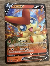 Victini V - 021/163 - Pokemon Battle Styles Sword & Shield Ultra Rare Card NP