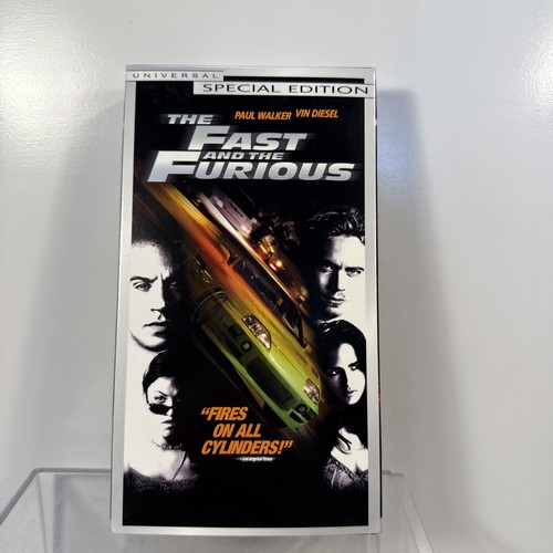 The Fast and the Furious (VHS 2002) Special Edition Video Tape Vin Diesel Action - Picture 1 of 7