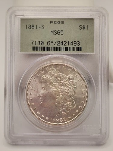 1881-S Morgan Dollar — photo from the most recent tracked eBay sale