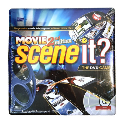 Scene It Movie 2nd Edition DVD Game Collectible Tin Box New Sealed 2008