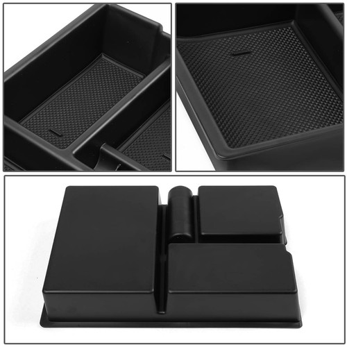 FOR 09-18 RAM 1500 REMOVABLE CENTER CONSOLE STORAGE BOX ARMREST ORGANIZER TRAY - Imagen 4 de 6