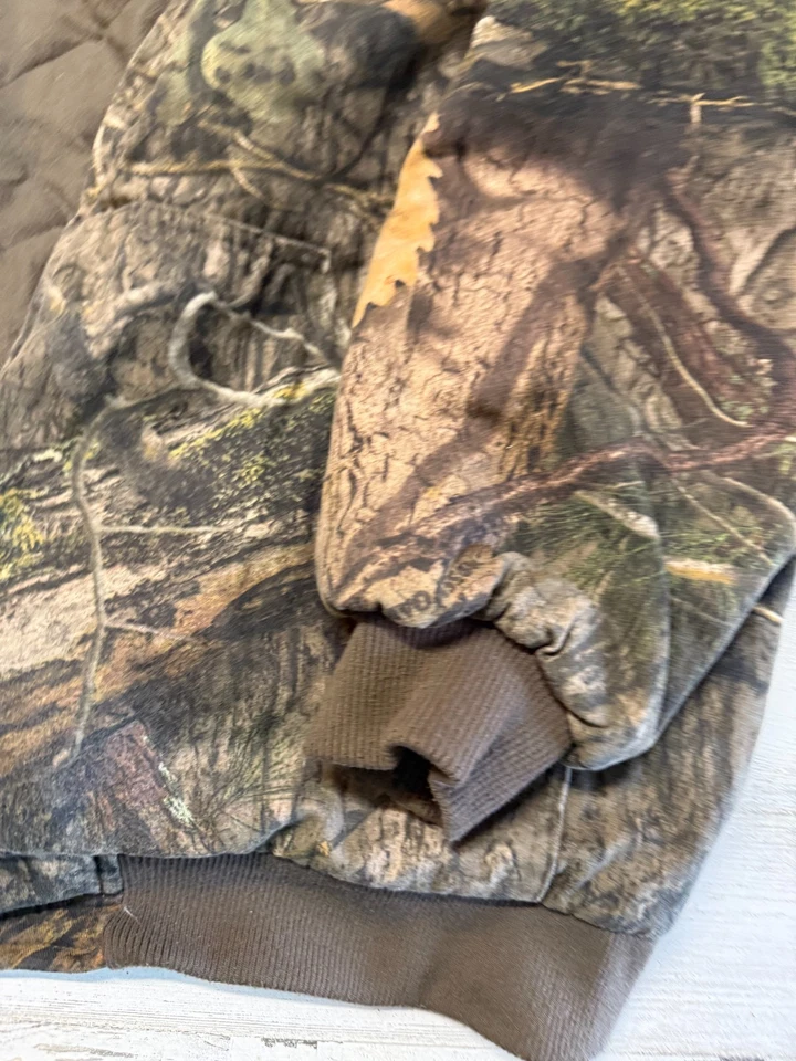 Chaqueta de bombardero Mossy Oak Mountain Country aislada camuflada para hombre talla 3XL cálida Foto 2 de 4