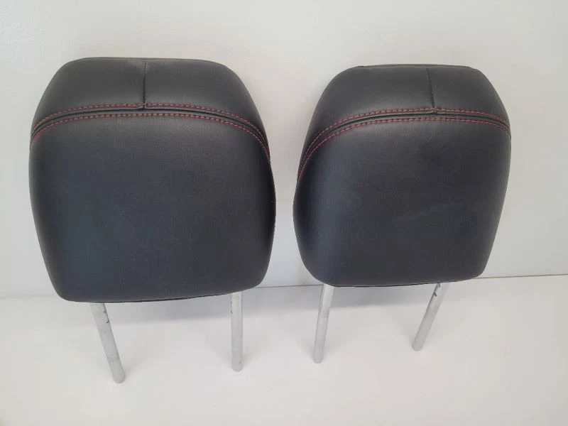 13-16 DODGE DART DERECHO DERECHO IZQUIERDO REPOSACABEZAS DELANTERO CUERO NEGRO 1UK53DX9AB Foto 4 de 4