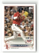 2022 Topps Opening Day #148 Jarren Duran BASE RC ROOKIE RED SOX